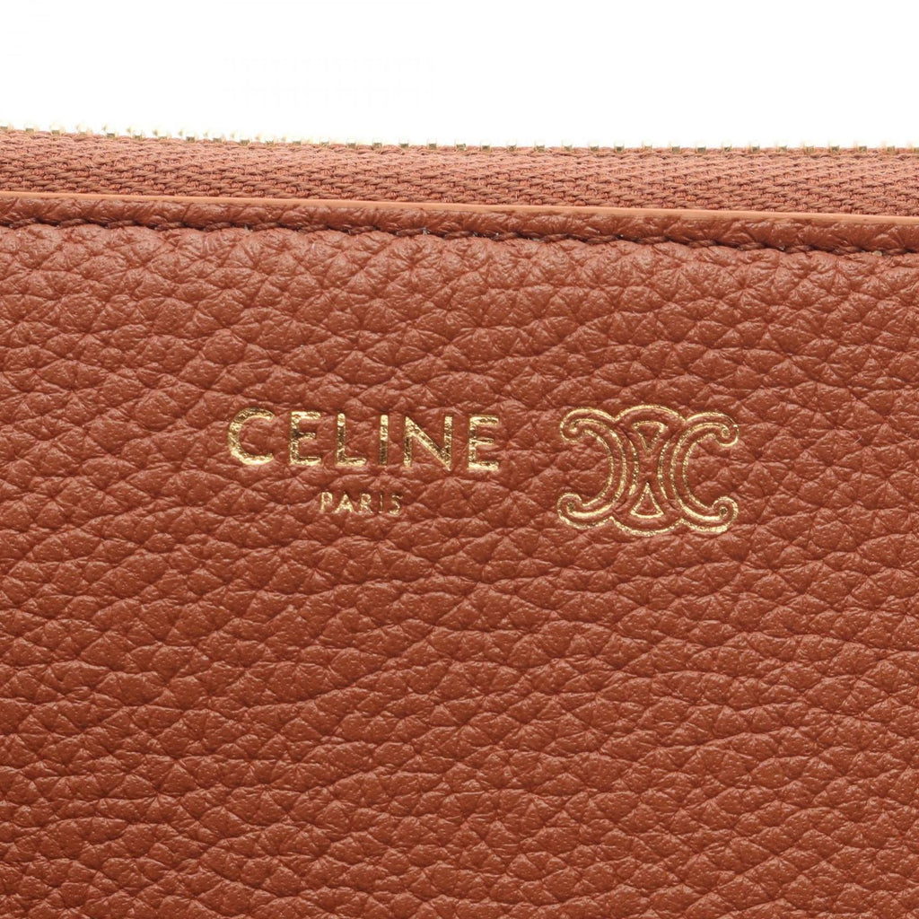 Celine Card Case Long Coin Purse Leather — view 4