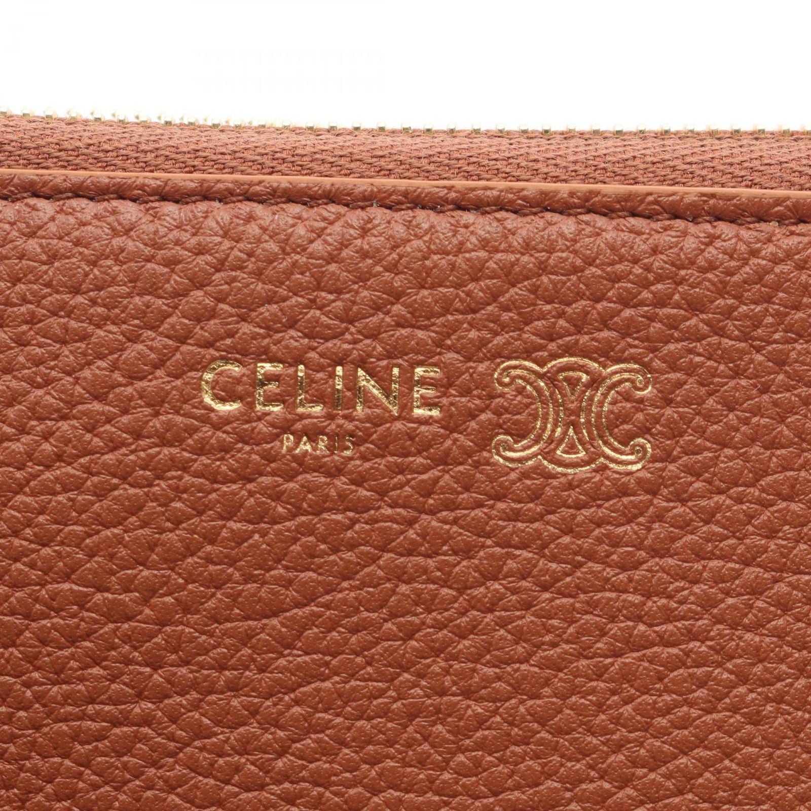 Celine Card Case Long Coin Purse Leather — view 4