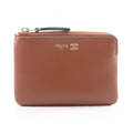 Celine Coin Purse Triomphe with Key Ring 100 Leather