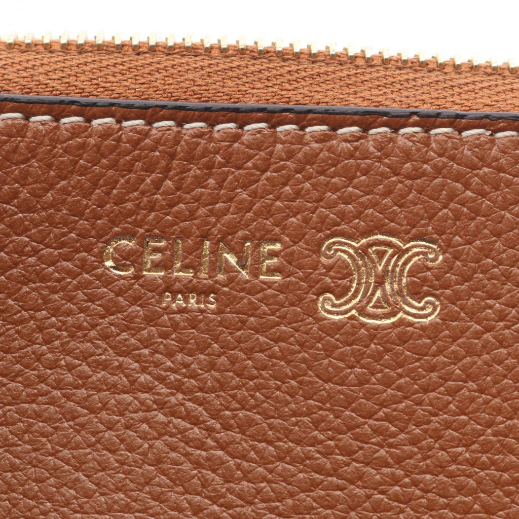 Celine Coin Purse Triomphe with Key Ring 100 Leather — view 4