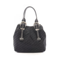 Dior Tote Bag Trotter Black Canvas Leather