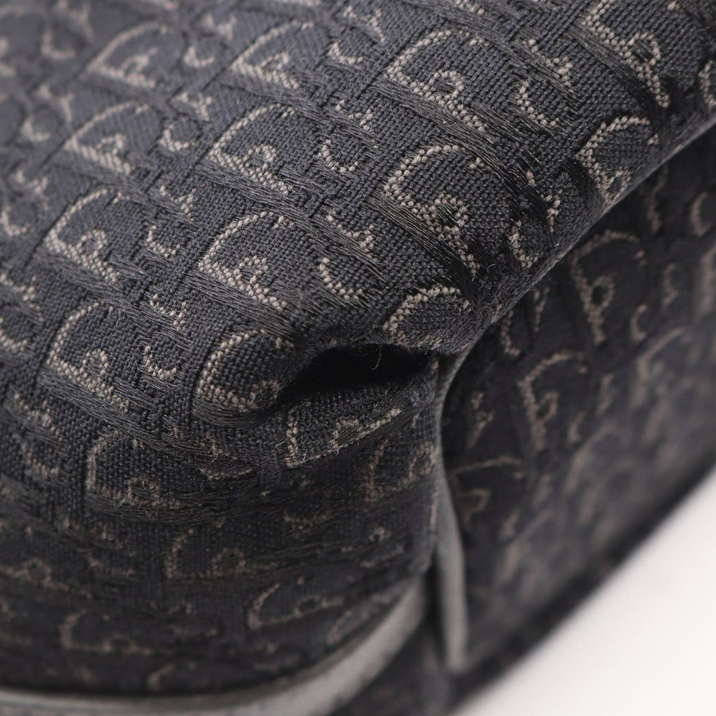 Dior Tote Bag Trotter Black Canvas Leather — view 6
