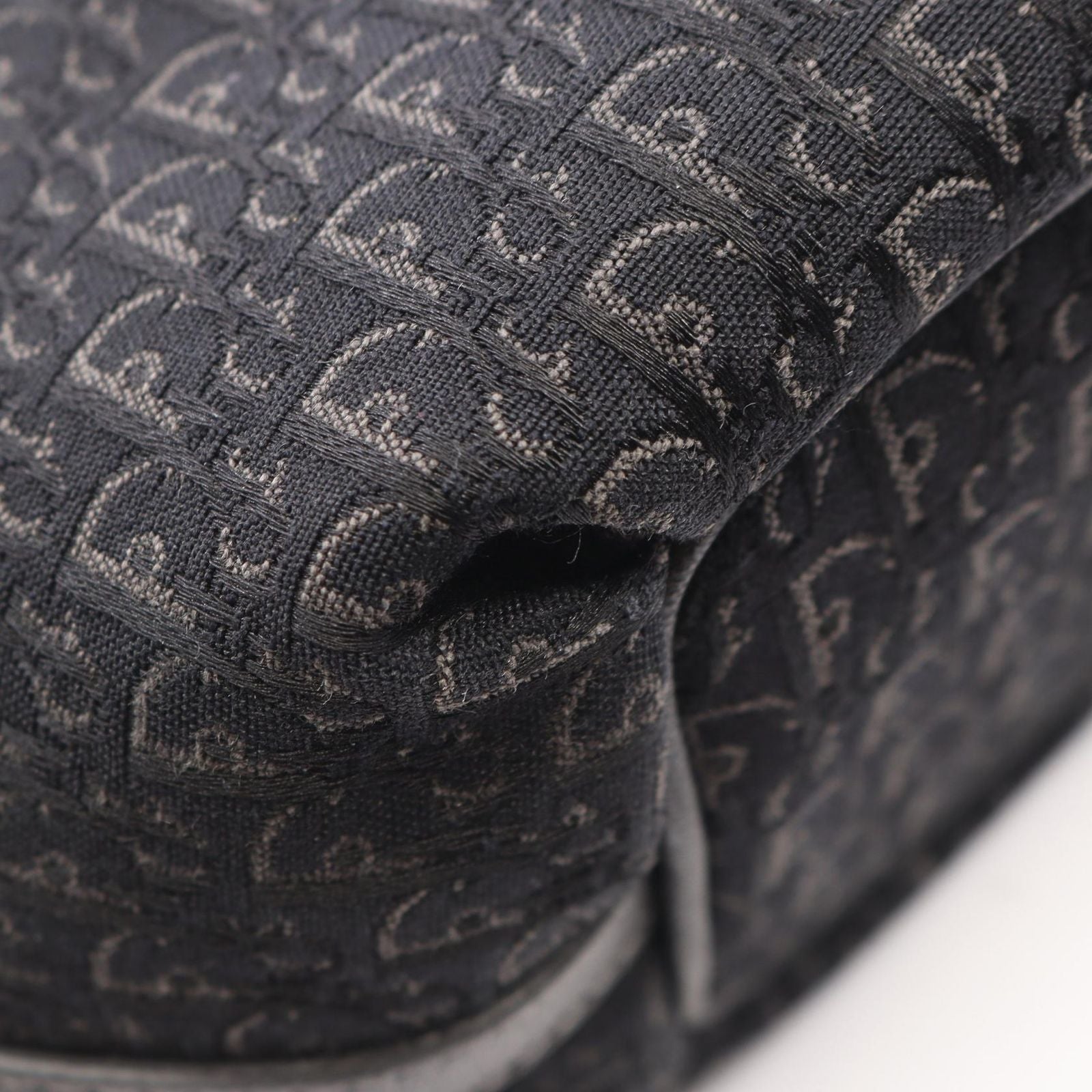Dior Tote Bag Trotter Black Canvas Leather — view 6