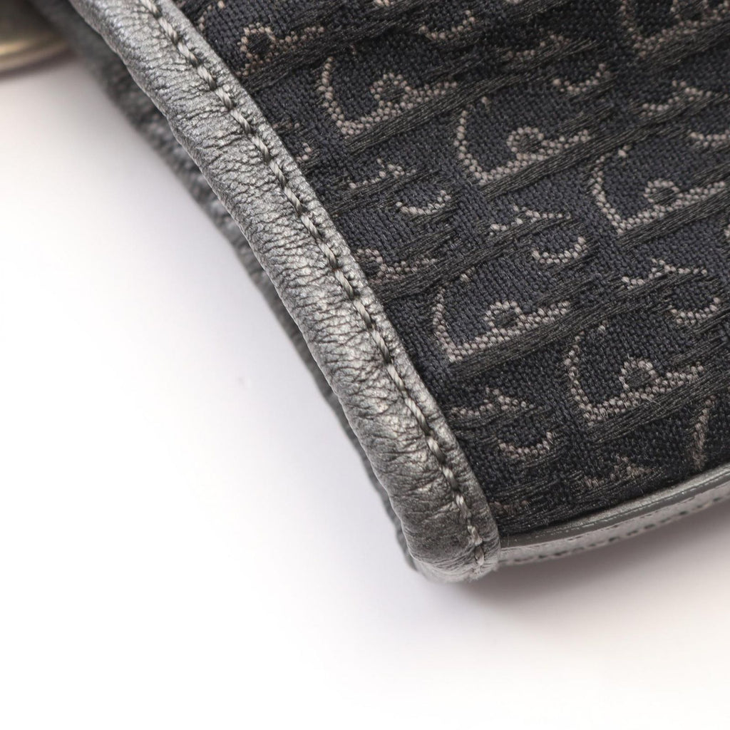 Dior Tote Bag Trotter Black Canvas Leather — view 5