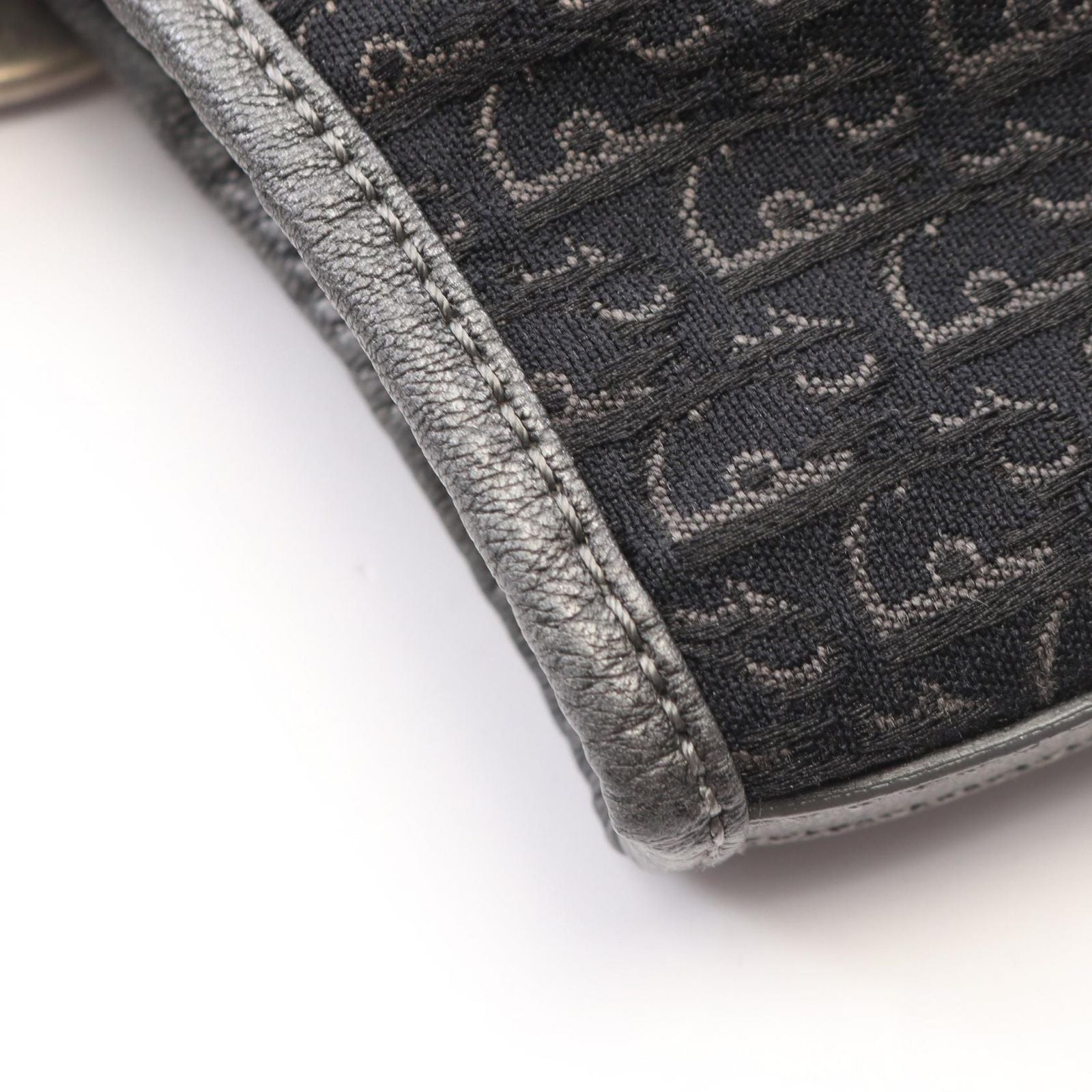 Dior Tote Bag Trotter Black Canvas Leather — view 5