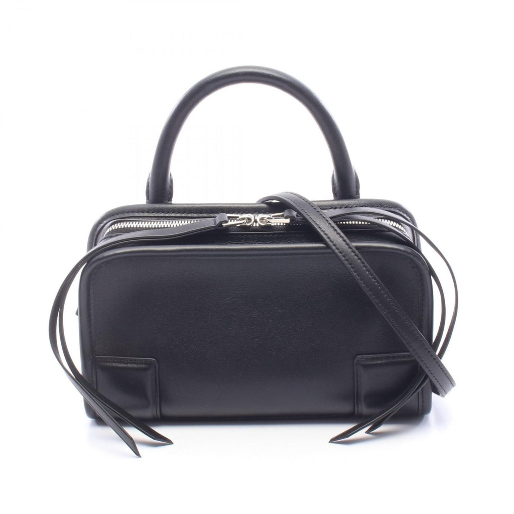 Loewe Handbag Amazona 180 Mini 2-Way Black Leather