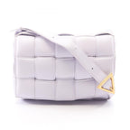 Bottega Veneta Shoulder Bag Padded Cassette Light Purple Leather