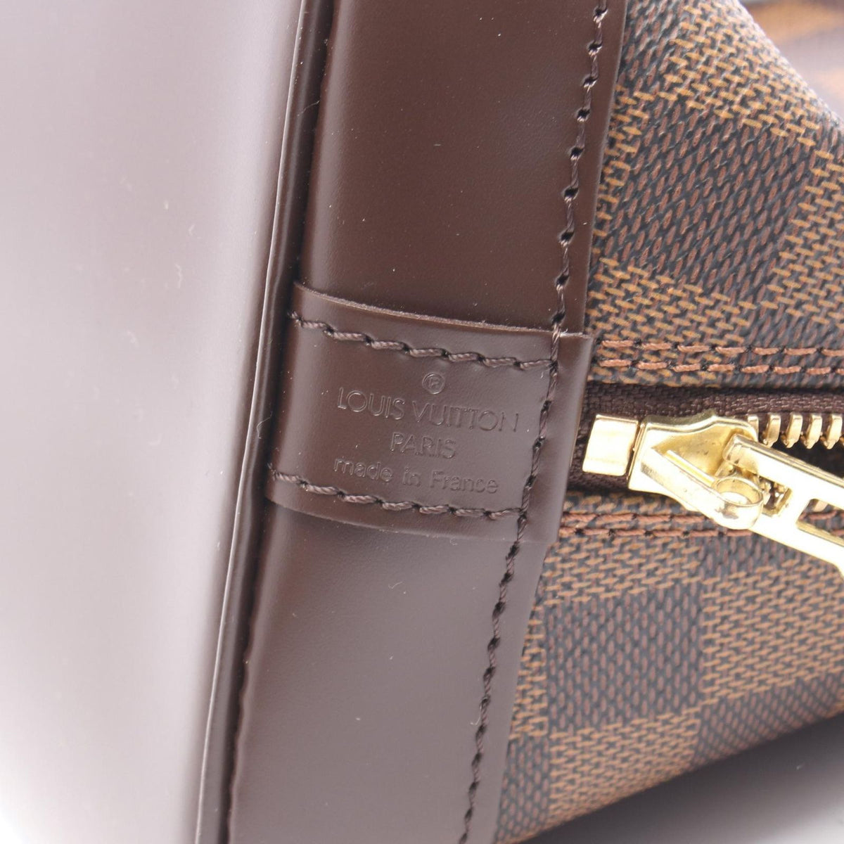 Louis Vuitton Handbag Alma Damier Ebene Leather — view 4