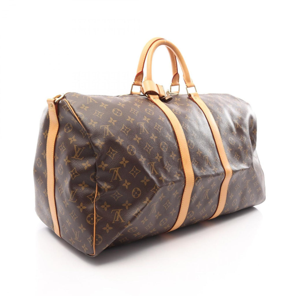Louis Vuitton Boston Bag Keepall 55 Monogram Leather — view 2