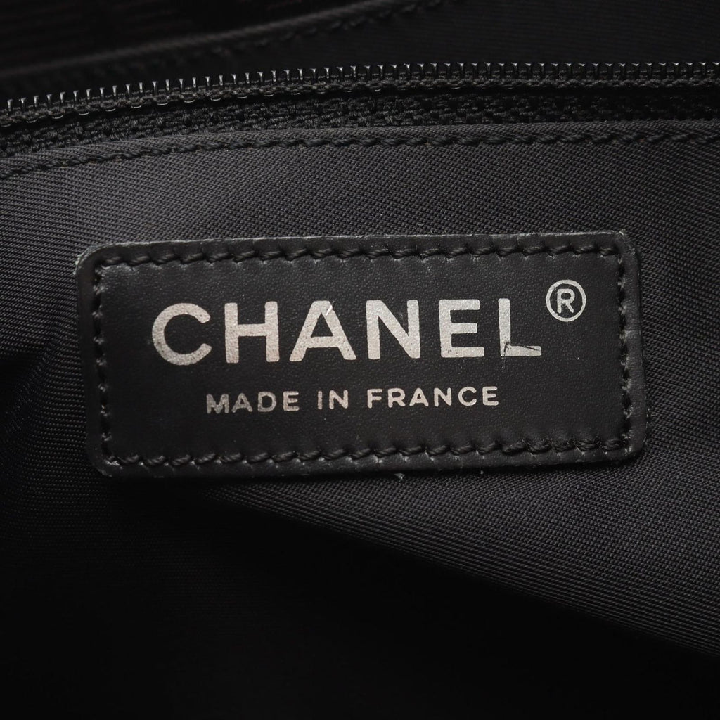 Chanel Tote Bag New Travel Line PM Dark Brown Canvas Leather PM — view 4