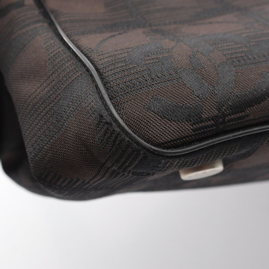 Chanel Tote Bag New Travel Line PM Dark Brown Canvas Leather PM — view 7