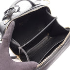 Chanel Shoulder Bag CC Filigree Small Vanity Black Caviar Leather CC Quilted Chain — view 3