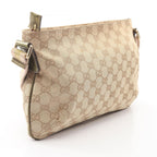 Gucci Shoulder Bag GG Canvas Beige Pink Gold — view 2