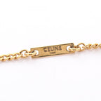 Celine Necklace Triomphe Gold — view 5