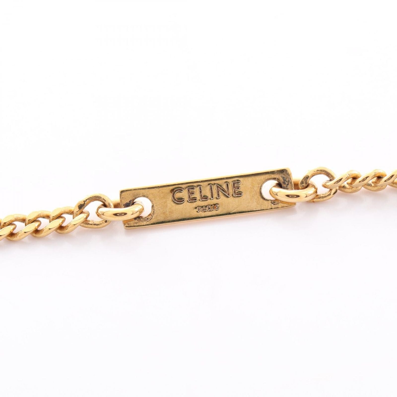 Celine Necklace Triomphe Gold — view 5