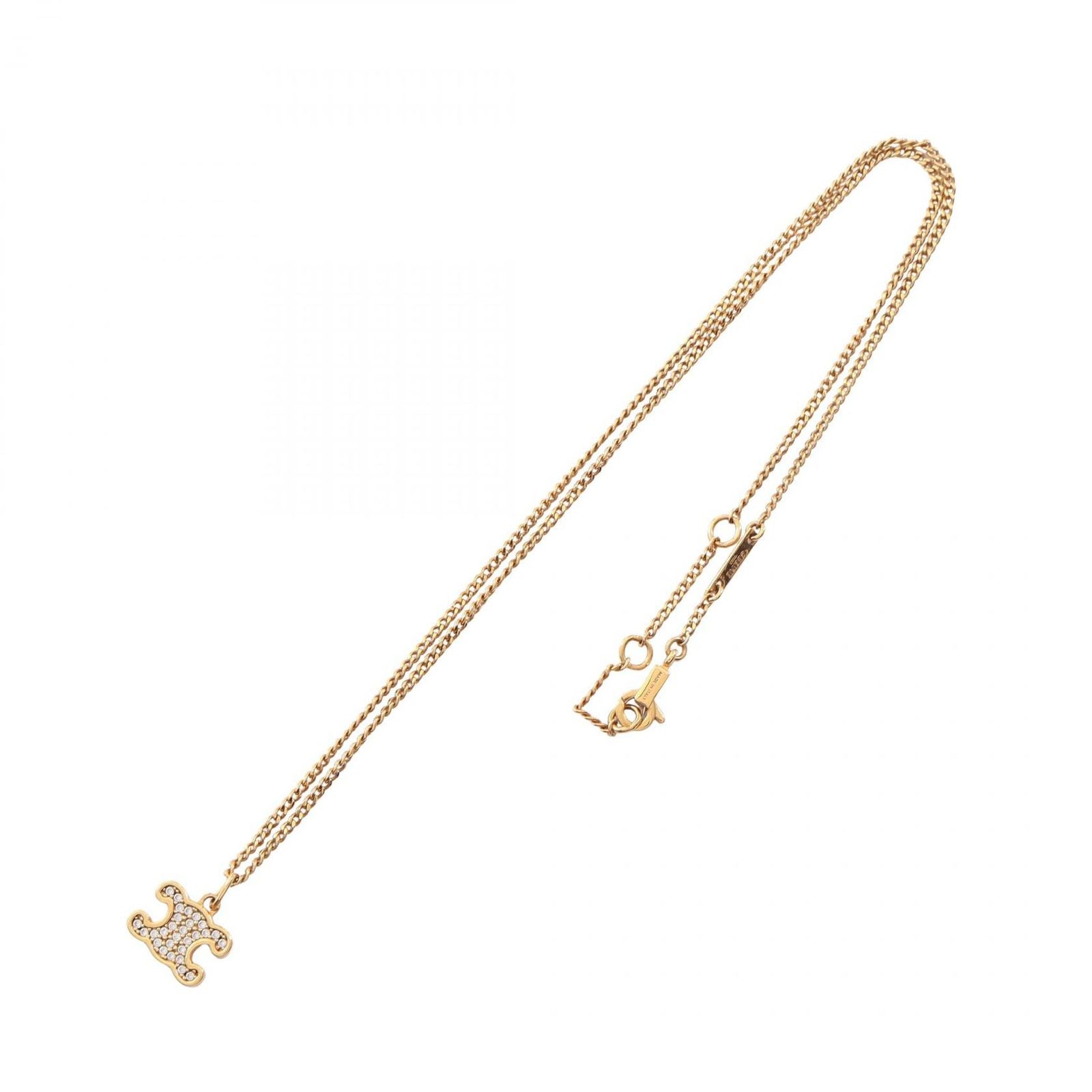 Celine Necklace Triomphe Gold — view 3