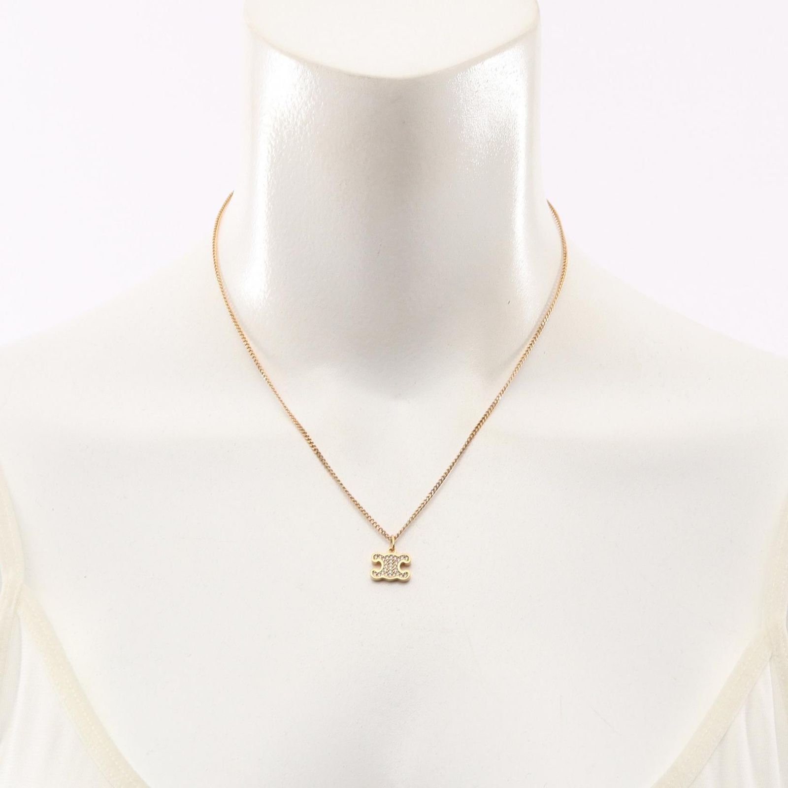 Celine Necklace Triomphe Gold — view 6
