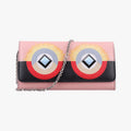 Fendi Monster Eyes Continental Multicolor Leather