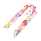 Hermes Scarf Twilly All Over Marble Silk Kyoto Ribbon — view 3