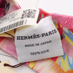 Hermes Scarf Twilly All Over Marble Silk Kyoto Ribbon — view 5