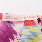 Hermes Scarf Twilly All Over Marble Silk Kyoto Ribbon — view 4