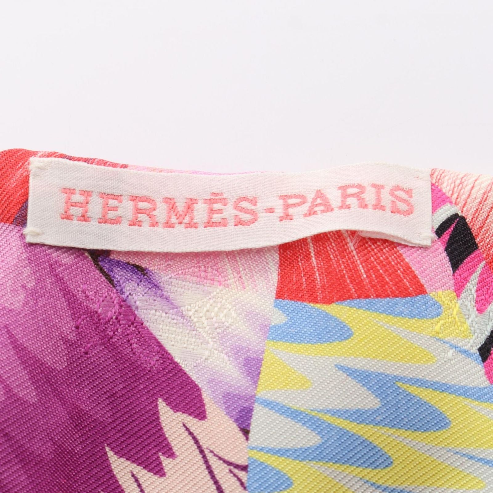 Hermes Scarf Twilly All Over Marble Silk Kyoto Ribbon — view 4
