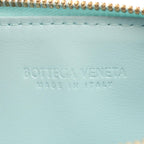 Bottega Veneta Pouch Intrecciato with Hand Strap Light Blue Leather — view 4