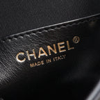 Chanel Backpack Quilted Small Chain Black Lambskin — view 4