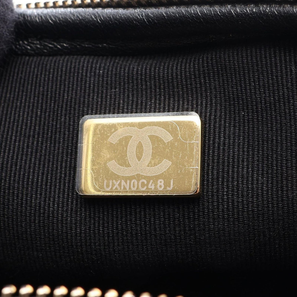 Chanel Backpack Quilted Small Chain Black Lambskin — view 5