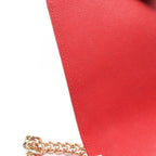 Chanel Shoulder Bag Boy Magenta Caviar Leather Boy Chain — view 8