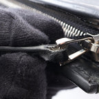 Gucci Clutch GG Supreme Webbing Line Black Gray Navy Canvas Leather Sherry — view 8