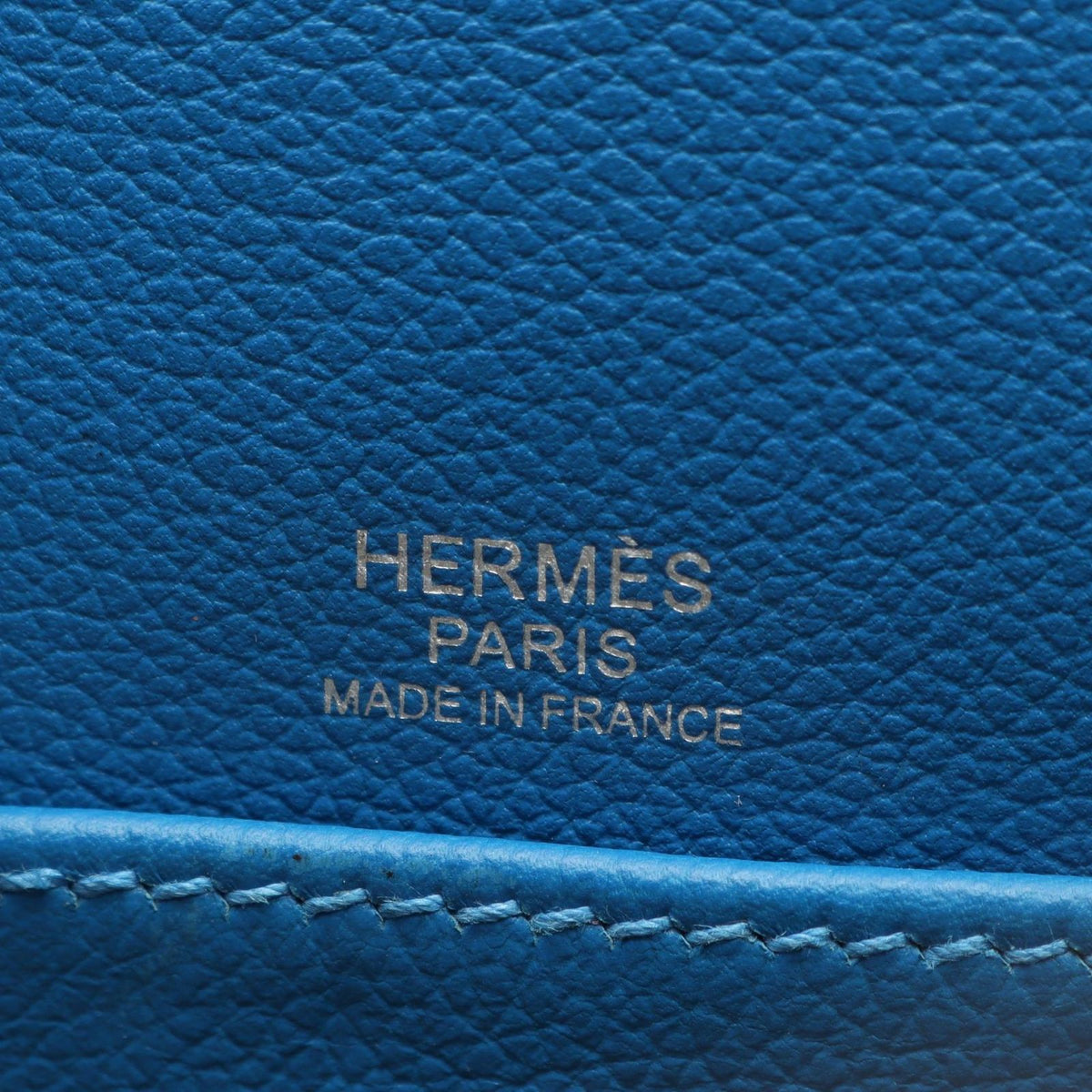 Hermes Shoulder Bag Flash Sailor Blue Hydra Leather — view 4