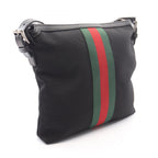 Gucci Shoulder Bag Web GG Supreme Messenger Sherry Black Green Red Leather Line — view 2