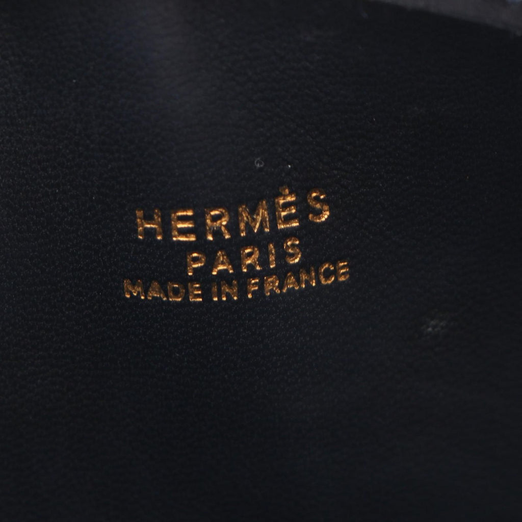 Hermes Handbag Cokers Blue Indigo Calfskin — view 4