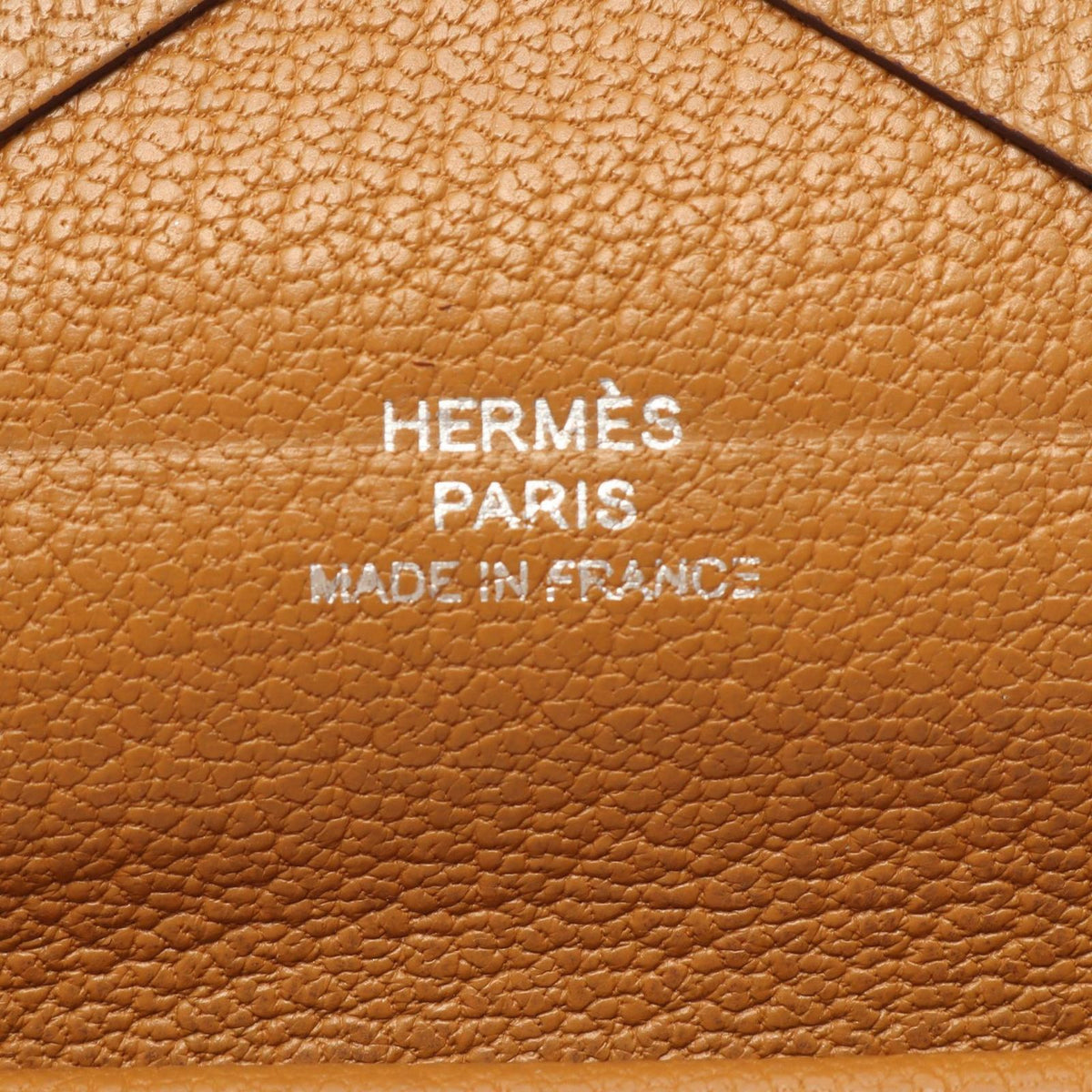 Hermes Coin Purse Calvi Duo Sesame — view 5