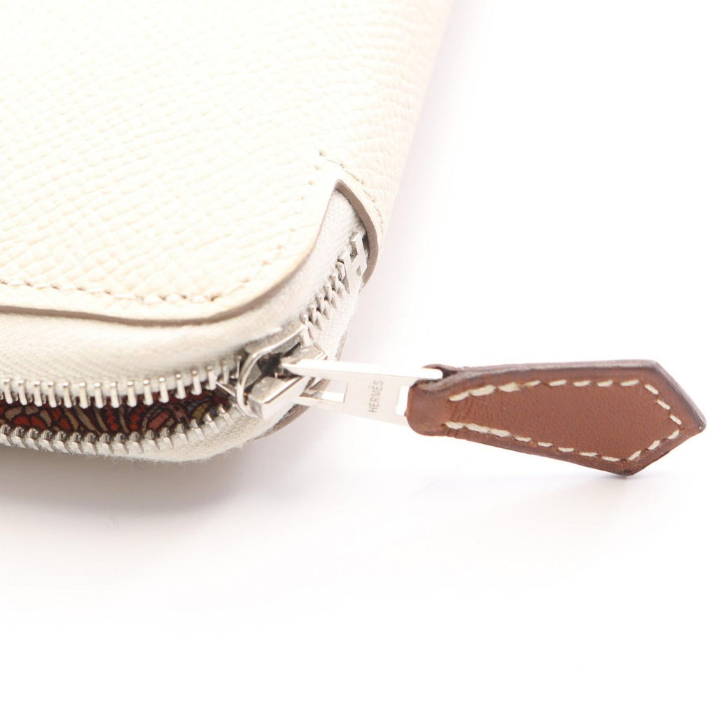 Hermes Round Wallet Azap Long Silk in Cles — view 6