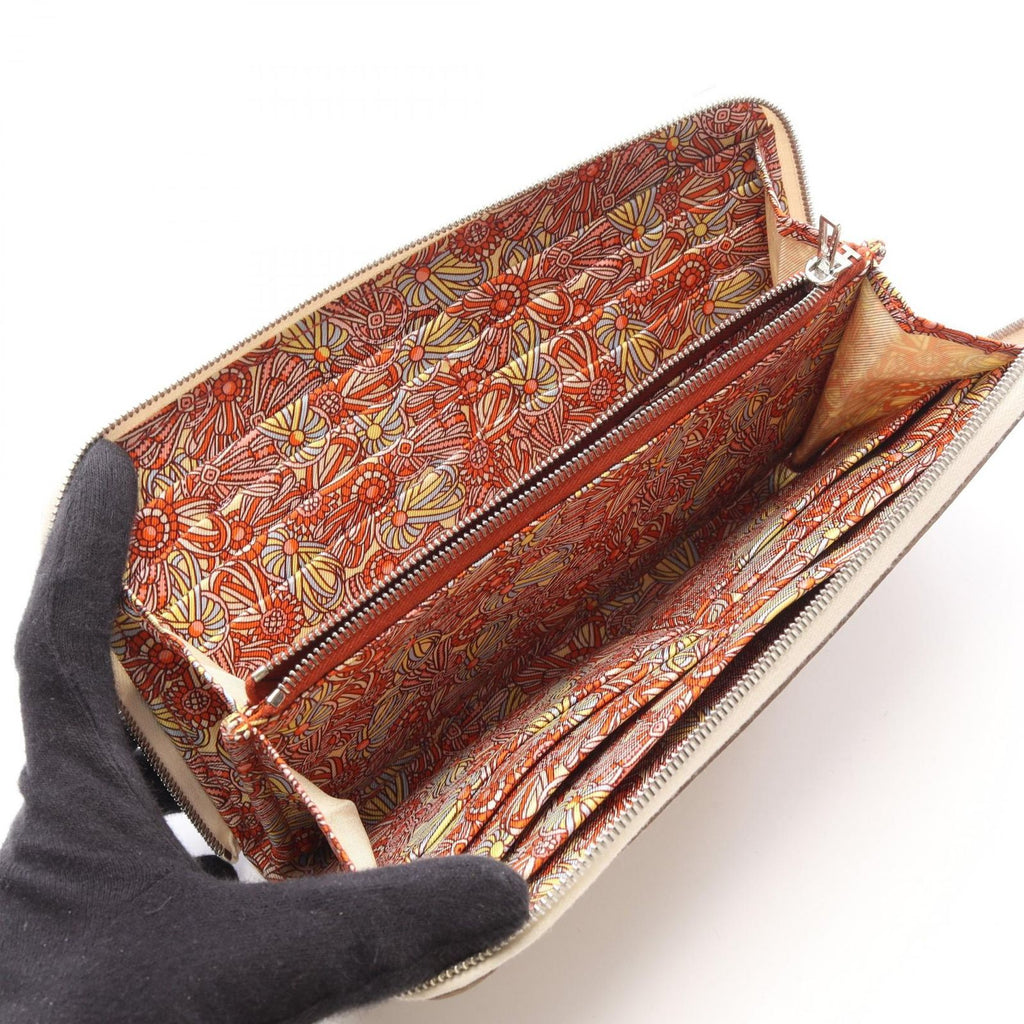 Hermes Round Wallet Azap Long Silk in Cles — view 3
