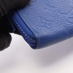 Louis Vuitton Round Long Wallet Zippy Long Vertical Matblue Neon Blue — view 8