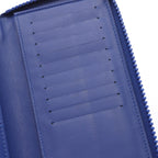 Louis Vuitton Round Long Wallet Zippy Long Vertical Matblue Neon Blue — view 6