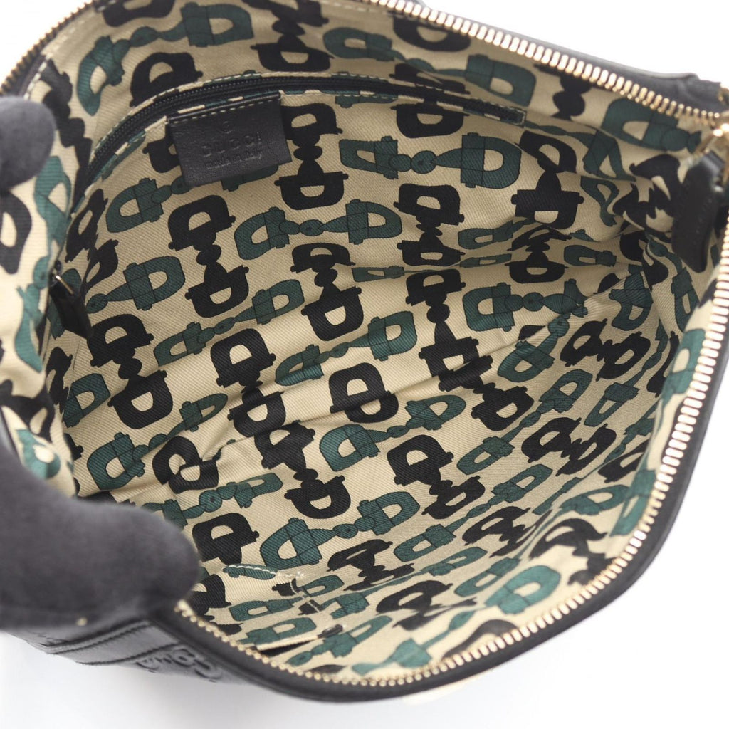 Gucci Shoulder Bag Abbey Guccissima Black Leather Guccissima — view 3
