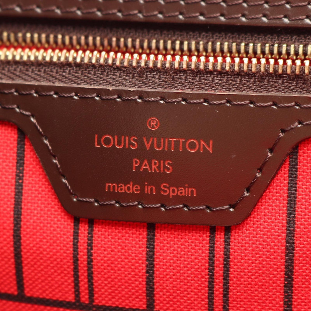 Louis Vuitton Tote Bag Neverfull MM Leather — view 4
