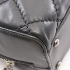 Chanel Handbag Wild Stitch Black Leather — view 7