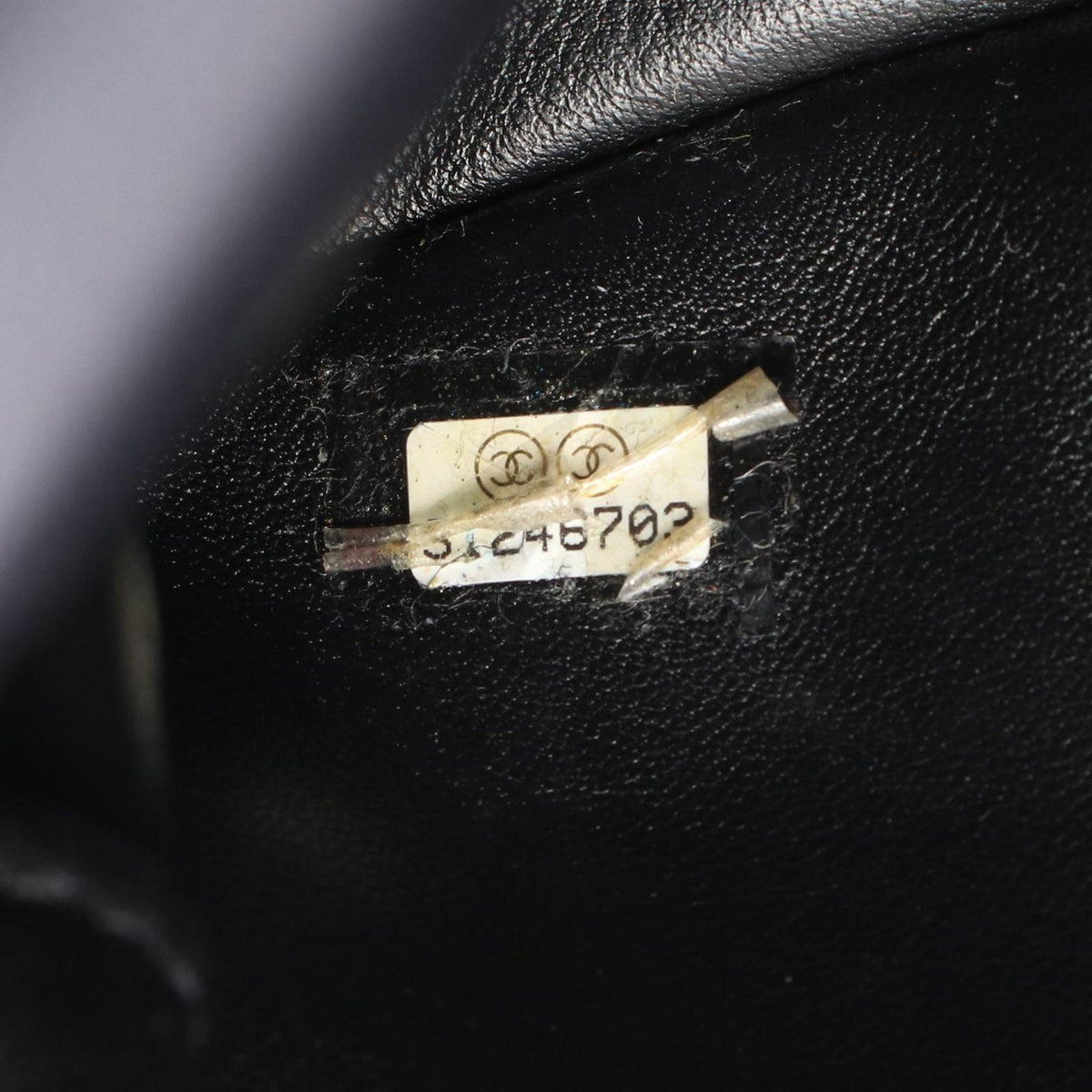Chanel Shoulder Bag Quilted Black Leather Small Flap Chain — view 5