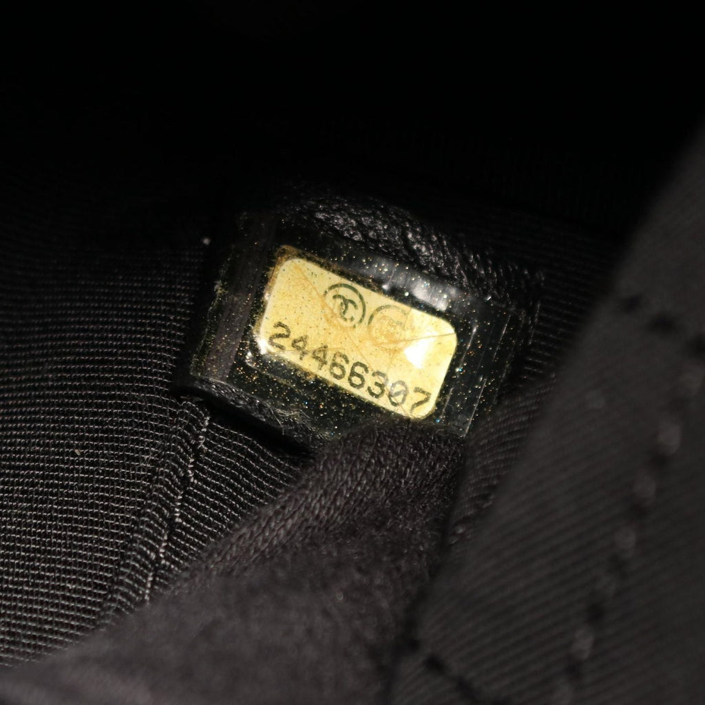 Chanel Handbag Quilted Black Caviar Leather — view 5