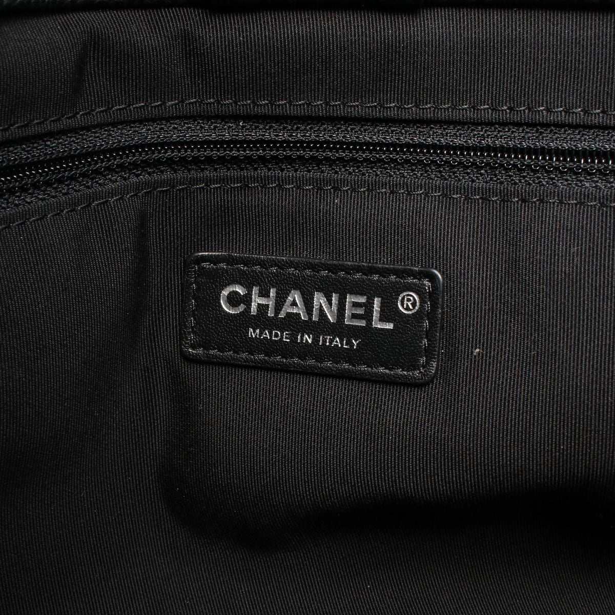 Chanel Handbag Quilted Black Caviar Leather — view 4