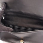 Chanel Shoulder Bag Choco Bar CC Logo Black Lambskin — view 7