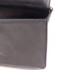 Chanel Shoulder Bag Choco Bar CC Logo Black Lambskin — view 8
