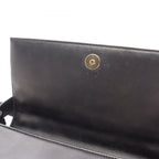 Chanel Shoulder Bag Choco Bar CC Logo Black Lambskin — view 6