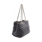 Chanel Tote Bag Quilted Black Leather — view 2
