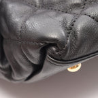 Chanel Tote Bag Quilted Black Leather — view 6